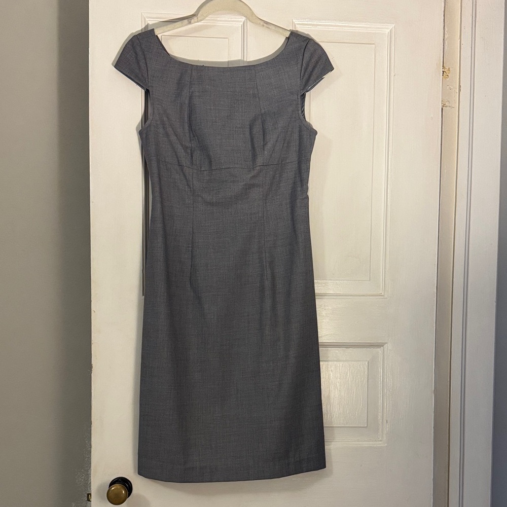BB Dakota Charcoal Cap Sleeve Midi Dress